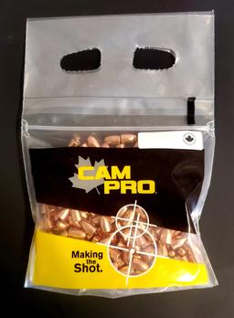 Bullets CamPro 9mm Plated RN Bullet 124gr image 2