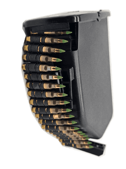 Linked Ammunition Linked 5.56 NATO 62Gr Green Tip (M855) For M249 image 1
