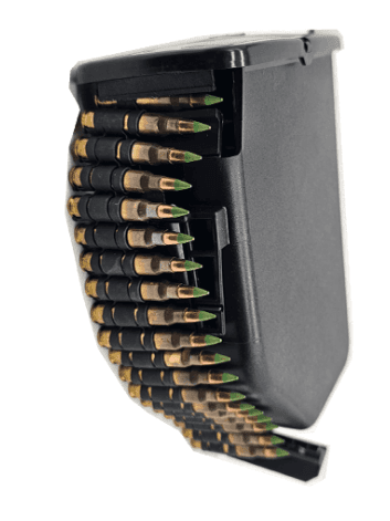 Linked Ammunition Linked 5.56 NATO 62Gr Green Tip (M855) For M249 image 1