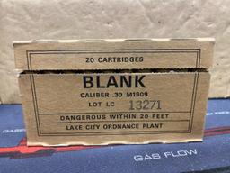 Blank Ammunition Military Surplus 30 CAL. M1909 BLANKS image 1