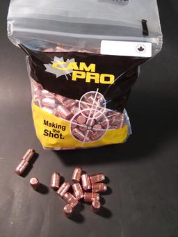 Bullets CamPro 38/357 Plated RNFP Bullet 158gr image 2