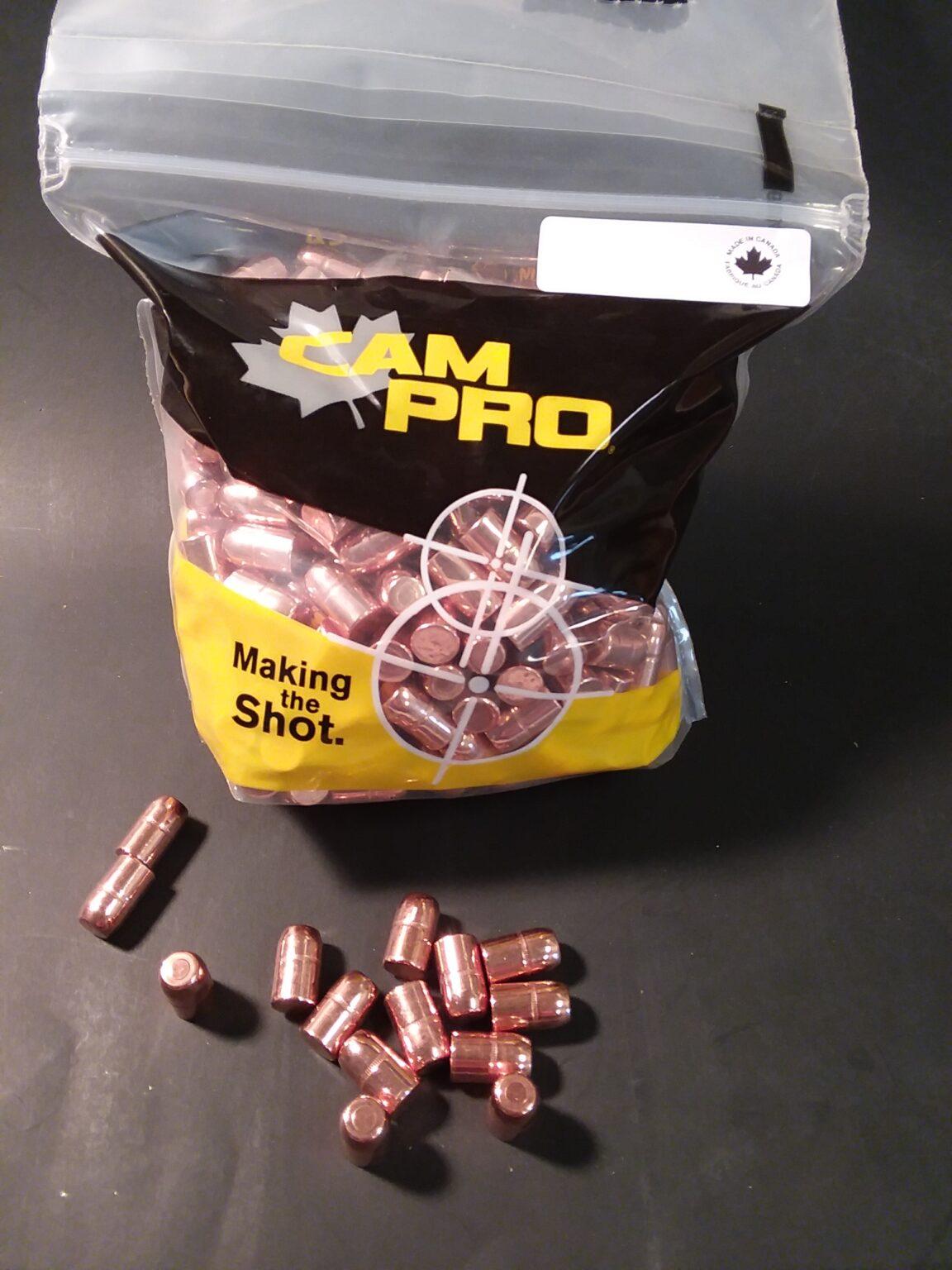 Bullets CamPro 38/357 Plated RNFP Bullet 158gr image 2