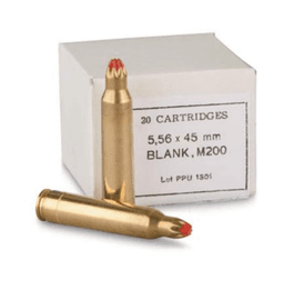 Blank Ammunition Prvi Partizan 5.56 Blanks (M-200) 20 per box image 1