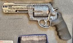 Handguns Absolutely BREATHTAKING Revolver with Full Coverage Custom Engraving! image 5