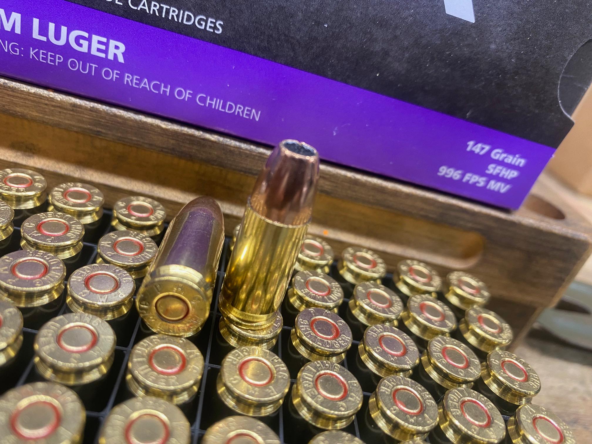 Hand Gun Ammunition 9mm 147gr PMC SFX Hollow Point image 2