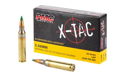 Rifle Ammunition PMC X-Tac Ammunition 5.56x45mm NATO 62 Grain M855 Full Metal Jacket image 1