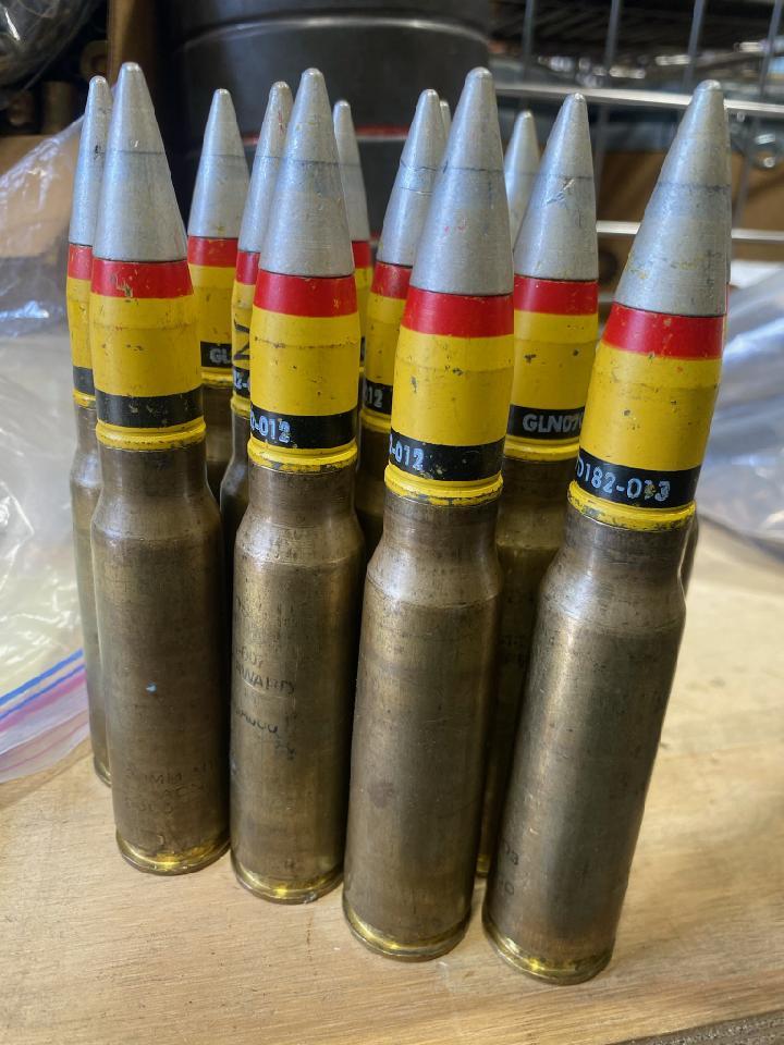 Rifle Ammunition Inert (SAPHEI) 20mm Vulcan Round image 1