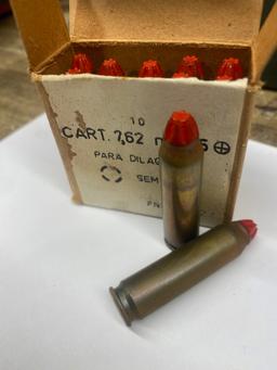 Blank Ammunition 7.62mm Grenade Launching Blank – 10ct Box (1970s Surplus) image 3