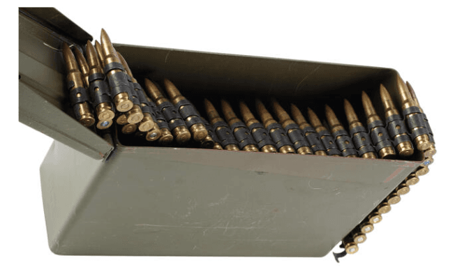 Linked Ammunition 7.62x51mm 150gr FMJ – 200-Round M13 Linked Belt image 2