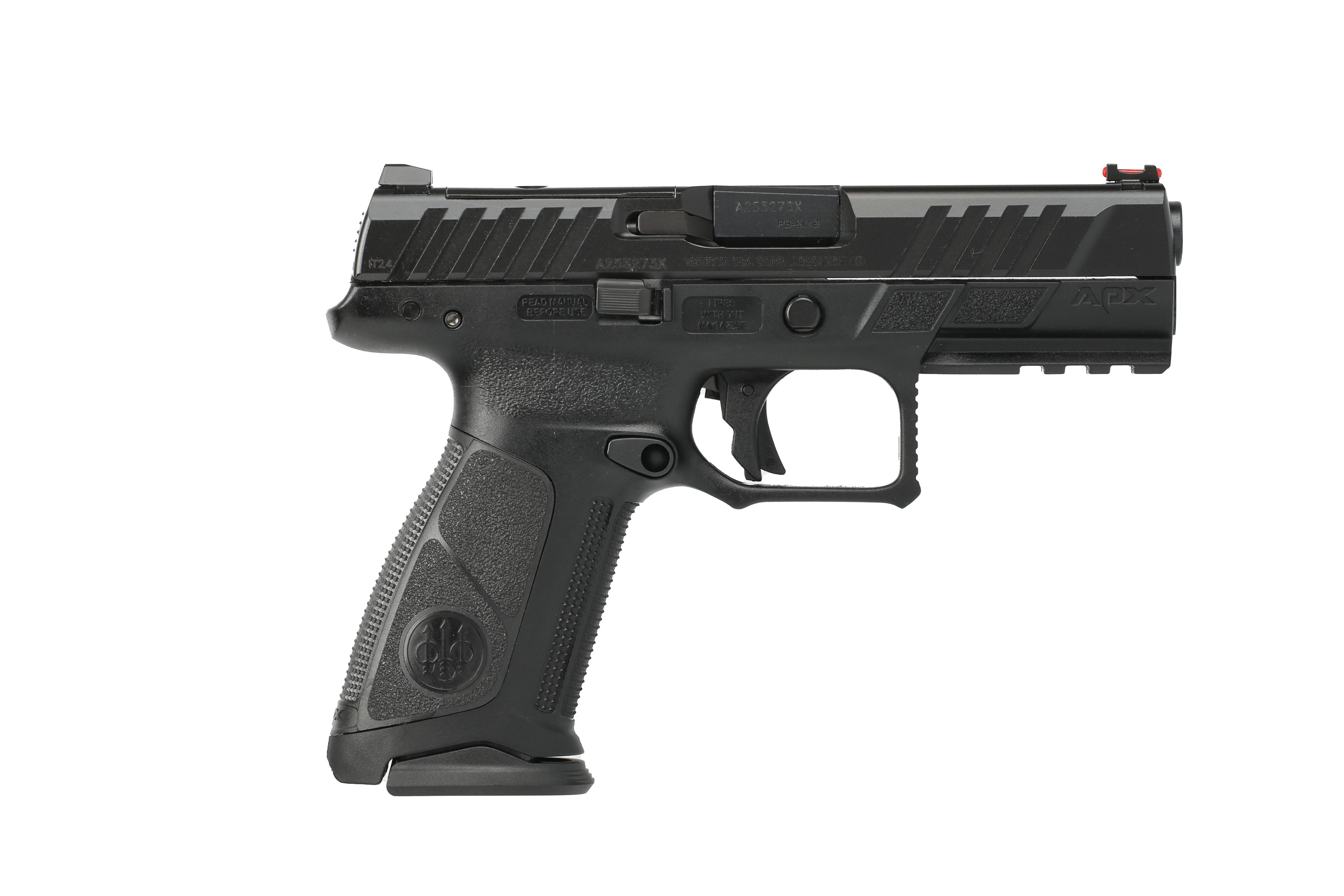 Handguns BERETTA APX A1 RDO 9MM 4.25" 10RD BLACK FIBER OPTIC image 2
